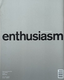 Enthusiasm Magazine rear cover